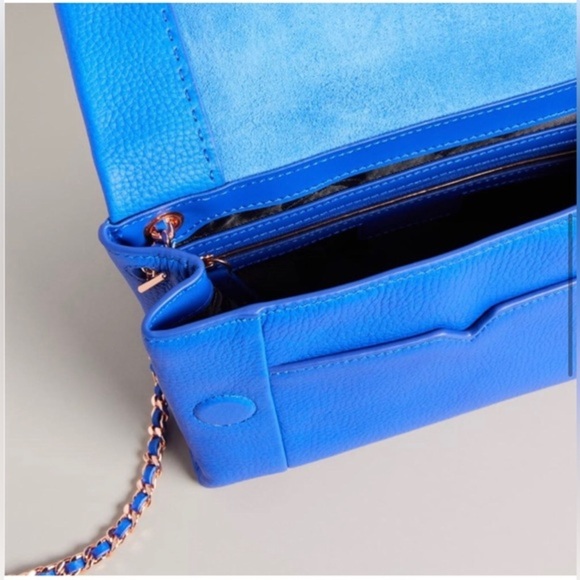 Ted Baker Parson blue UNLINED SOFT LEATHER‎ crossbody BAG brand new - Picture 12 of 16